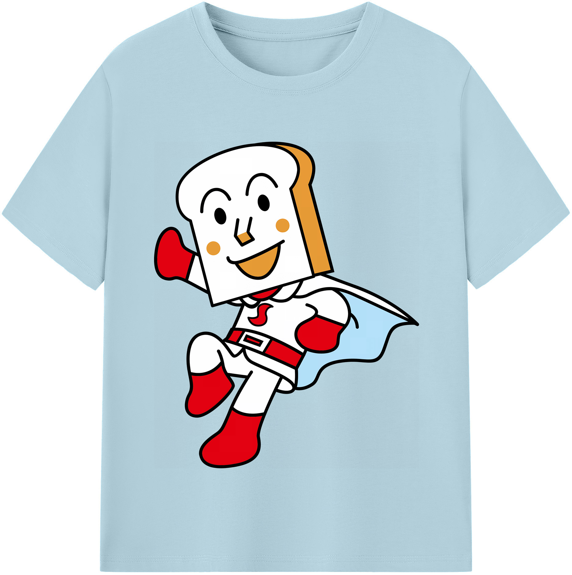 （画像用） アンパンマン Anpanman 綿100％半袖Tシャツ（フロントプリント）